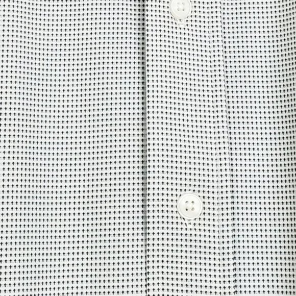 Rhone Commuter Shirt Slim Fit (Pine Green Geo Dot) Long Sleeve stretch NWT - Picture 6 of 9